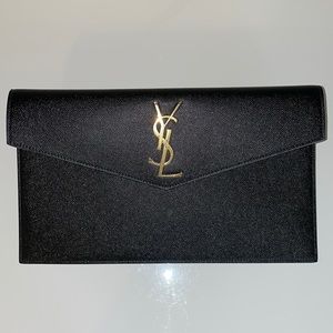 Saint Laurent
Uptown Leather Clutch
